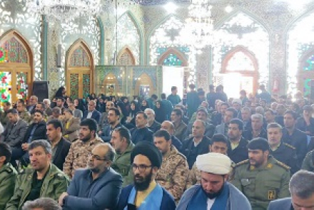 مراسم آغاز  ۴۵سالگرد پیروزی انتقلاب  اسلامی در شهرستان شهرضا