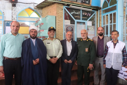 ایستگاه سلامت در نماز جمعه عبادی سیاسی شهرستان شهرضا به مناسبت گرامیداشت هفته دولت 