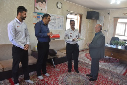 تجلیل از پرسنل اورژانس ۱۱۵ شهرستان شهرضا 