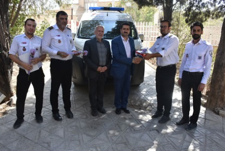 تجلیل از پرسنل اورژانس ۱۱۵ شهرستان شهرضا 