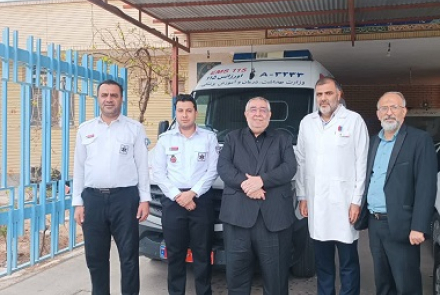 حضور ریاست دانشگاه علوم پزشکی اصفهان در شهرستان شهرضا 