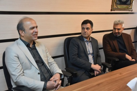 دیدار مدیرکل شرکت شهرک های صنعتی استان اصفهان با مدیر شبکه بهداشت ود رمان شهرستان شهرضا