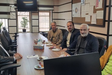 دیداررئیس دانشگاه آزاد اسلامی شهرضا با مدیر شبکه بهداشت ودرمان 